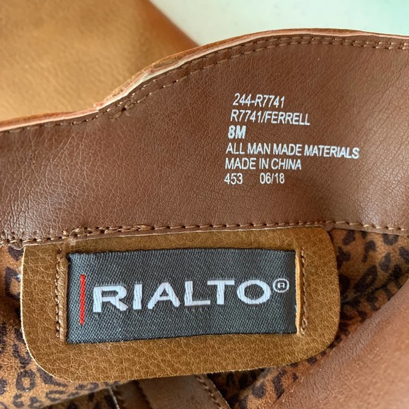 Rialto Ferrell brown Almond-toe over the knee Boots Women's US 8 M MINT - Picture 7 of 11